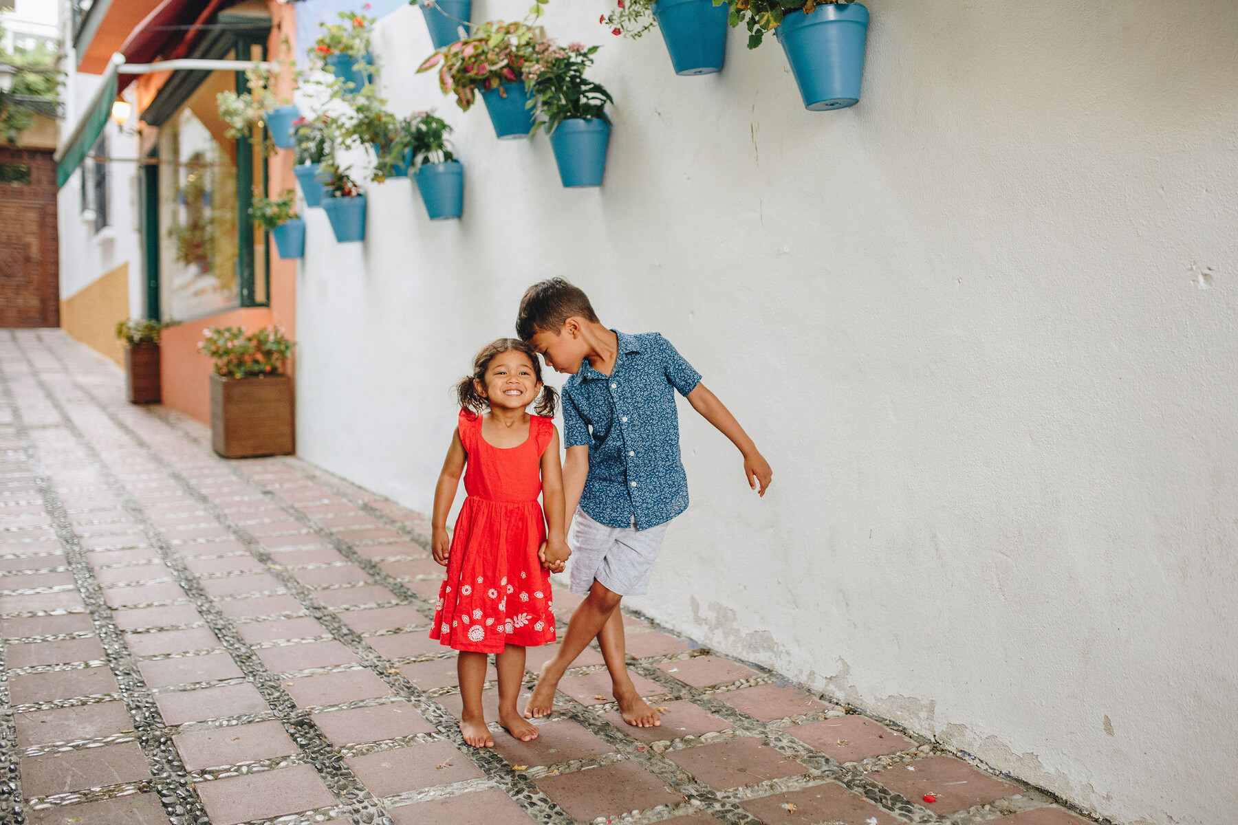 Family photo set in Marbella