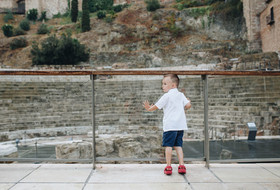 Family photo set in Málaga