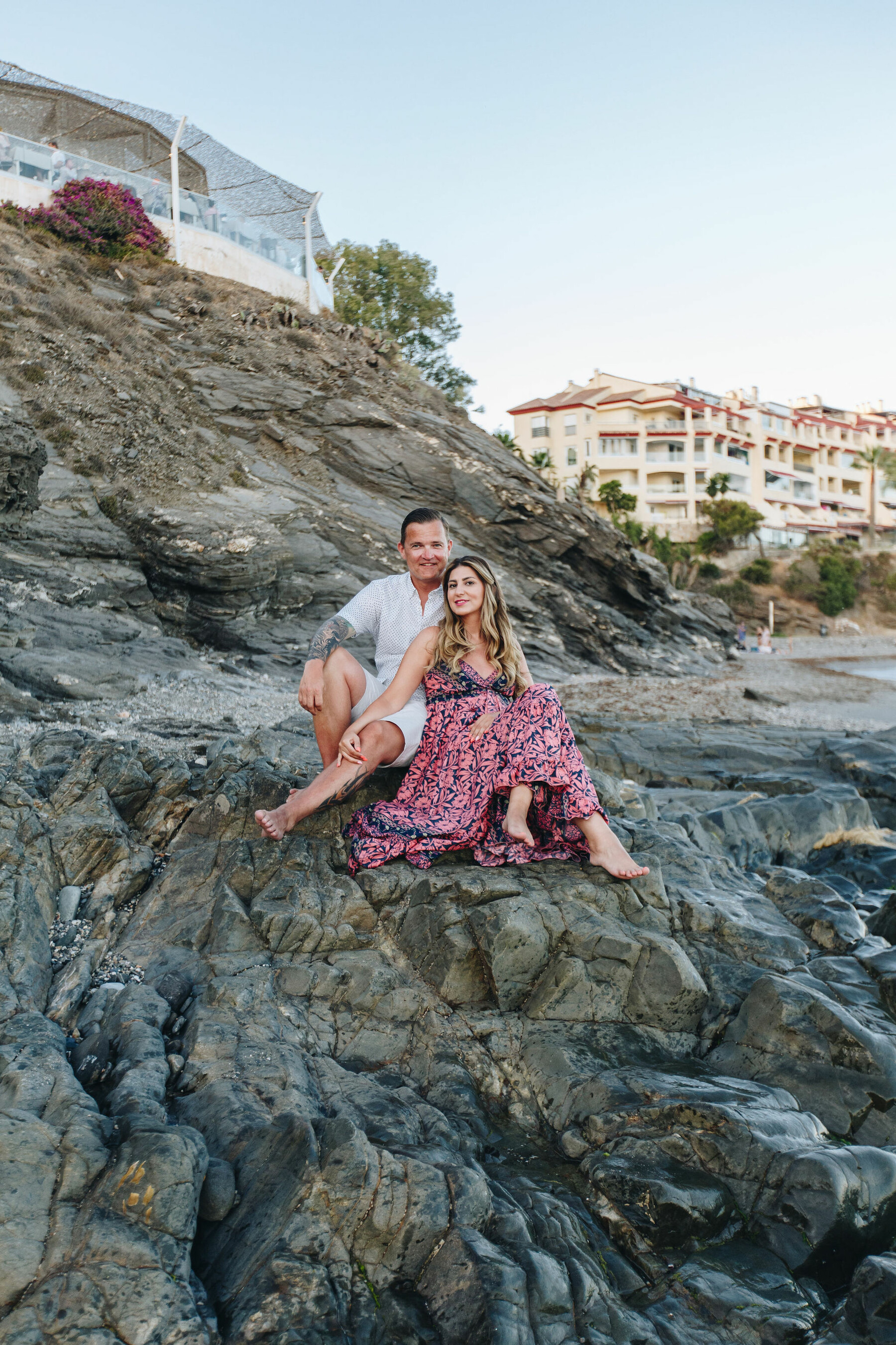 Sesión de fotos de pareja en Benalmádena