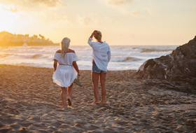 Sesión de fotos de amigas en Mijas Costa