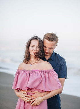 Sesión preboda en la playa de Torremolinos 