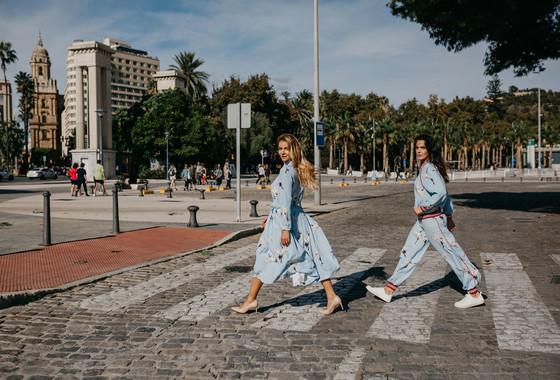 Street style photo shooting in Malaga for Korsun