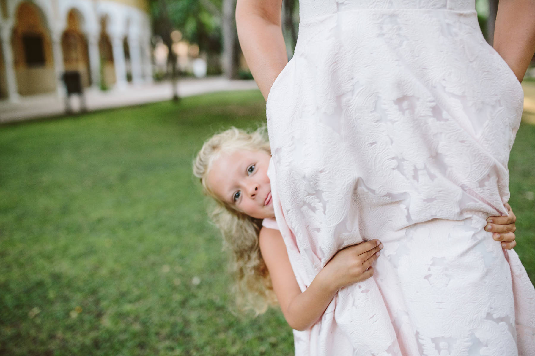 Family photo shoot at the Park of Marbella