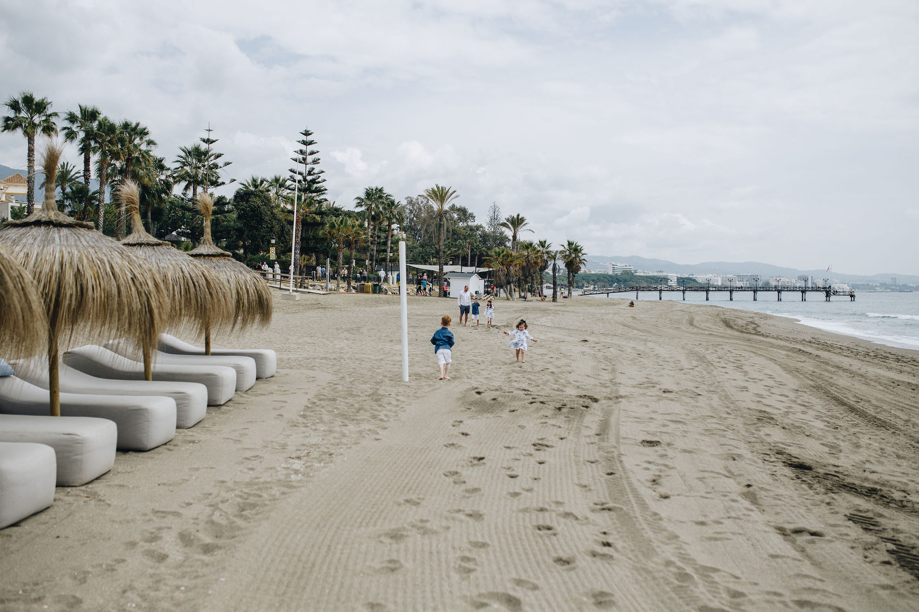 Kids photo shoot in the beach in Marbella