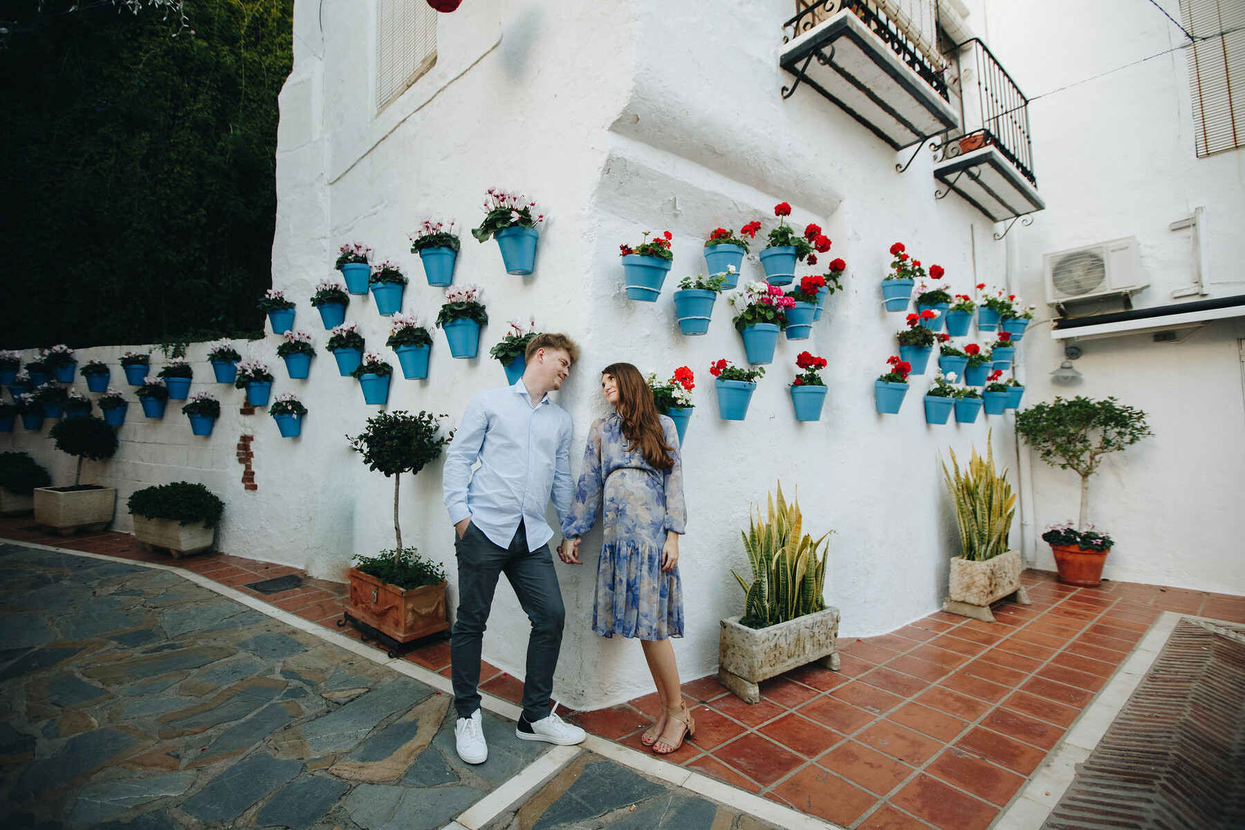 Couple photo set in Marbella