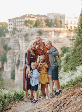 Sesión fotográfica de familia en Ronda