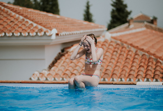 Un día de vacaciones de una familia en España