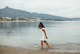 Sesión de fotos de familia en el Puerto Banús, Marbella