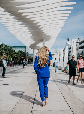 Street style photo shooting in Malaga for Korsun