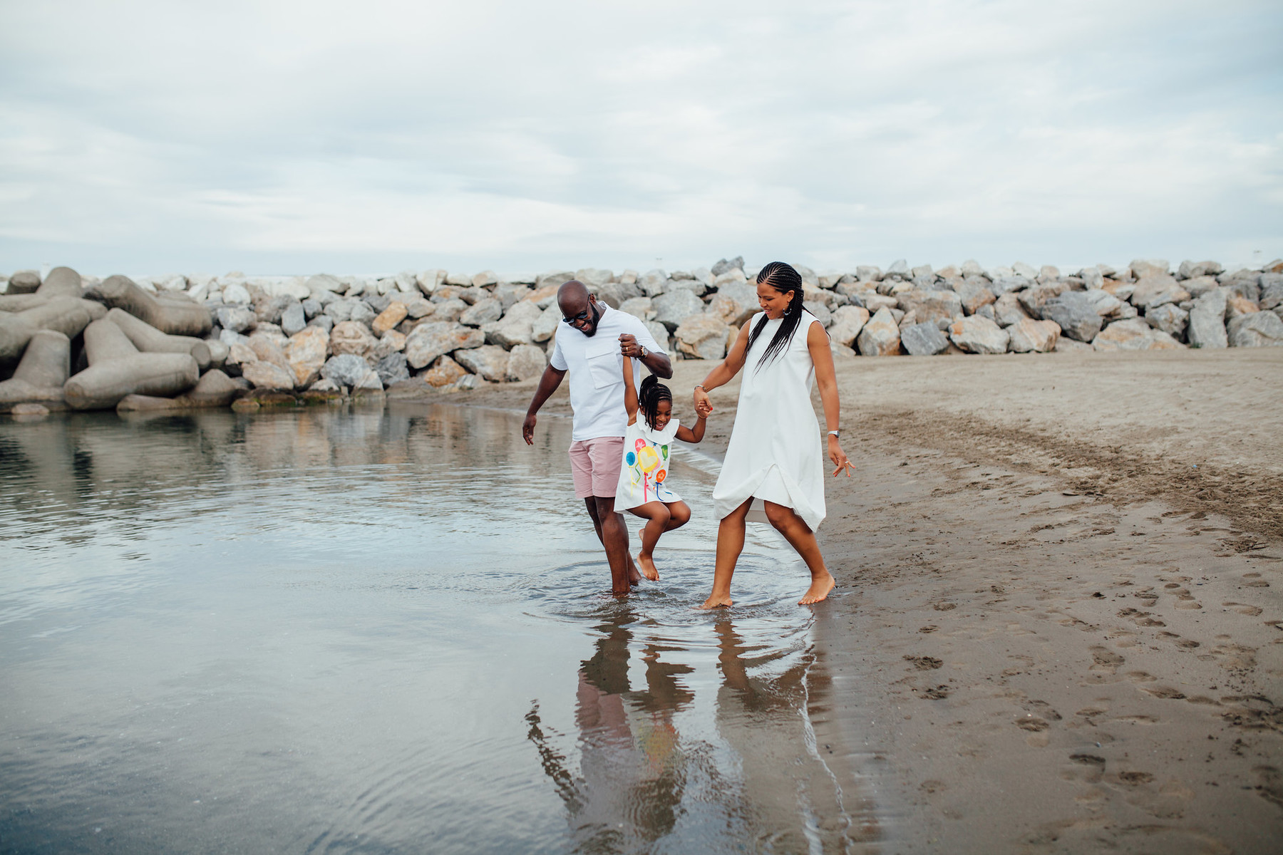 Sesión de fotos de familia en el Puerto Banús, Marbella