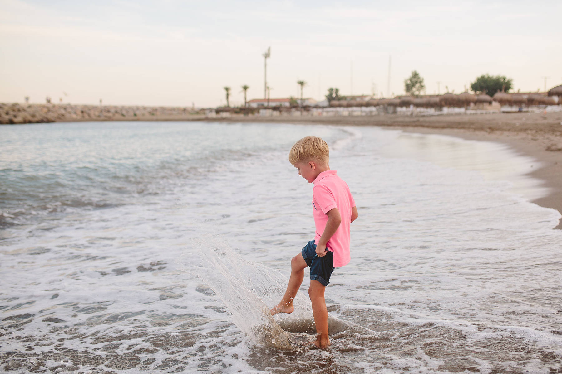 Sesión de fotos de familia en el Puerto Banús en Marbella 