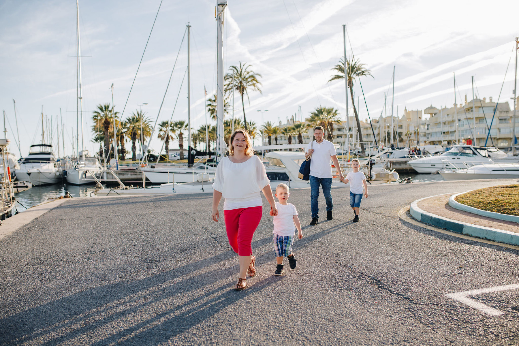 Family photo shoot in Benalmadena