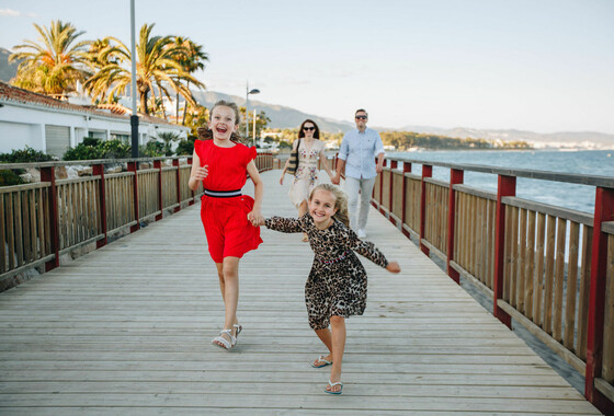 Fotografía de familia en Marbella