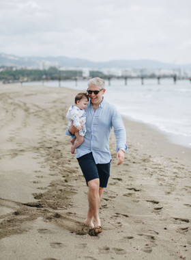 Детская фотосессия на пляже в Марбелье