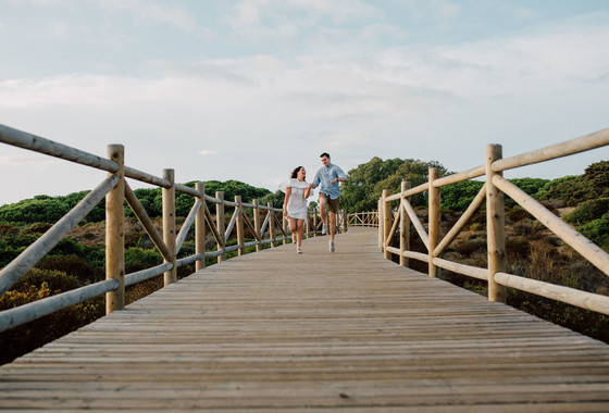 Sesión preboda en Cabopino, Marbella 