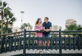 Sesión preboda en la playa de Torremolinos 