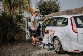 Un día de vacaciones de una familia en España