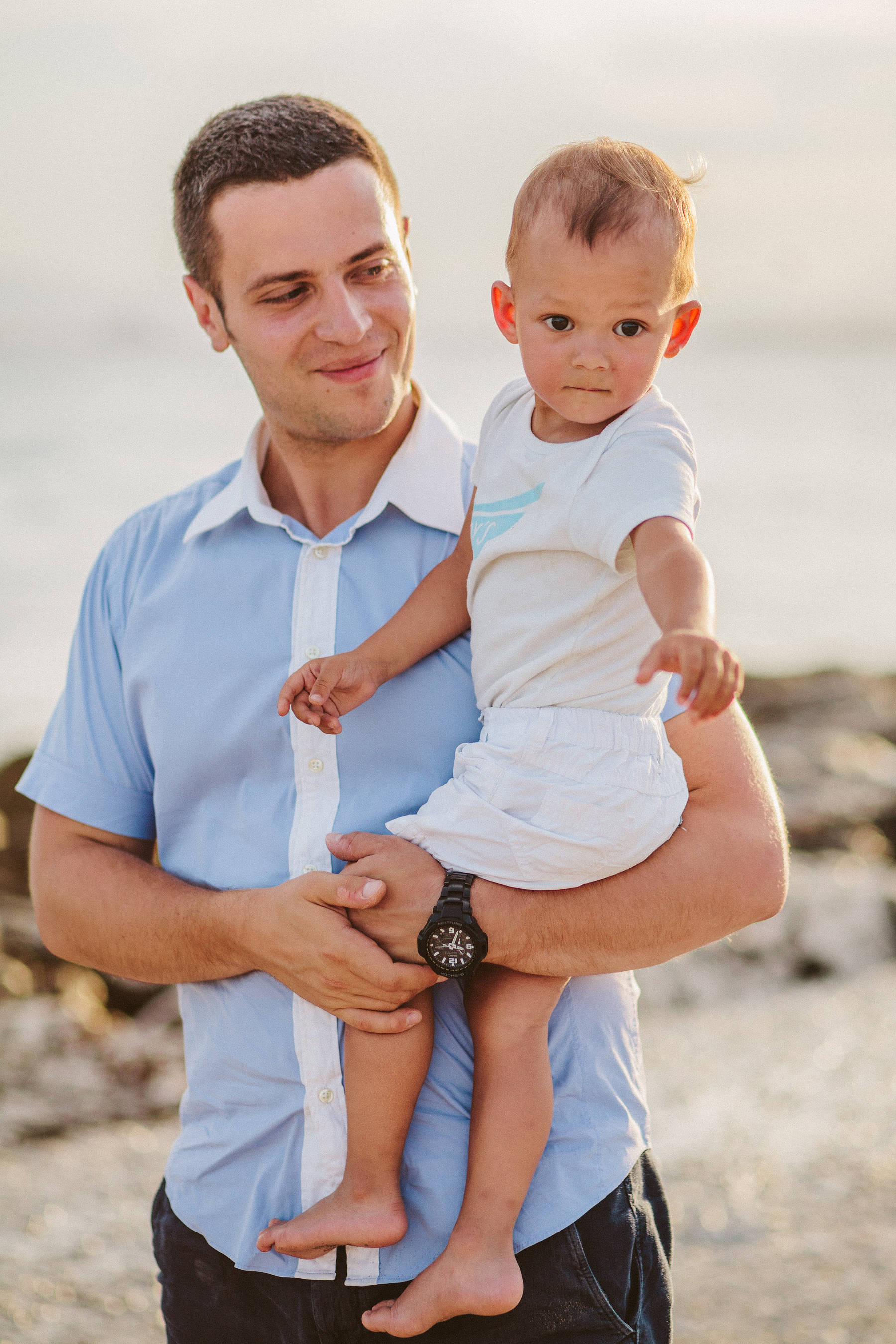 Sesión de fotos de familia en El Palo, Málaga