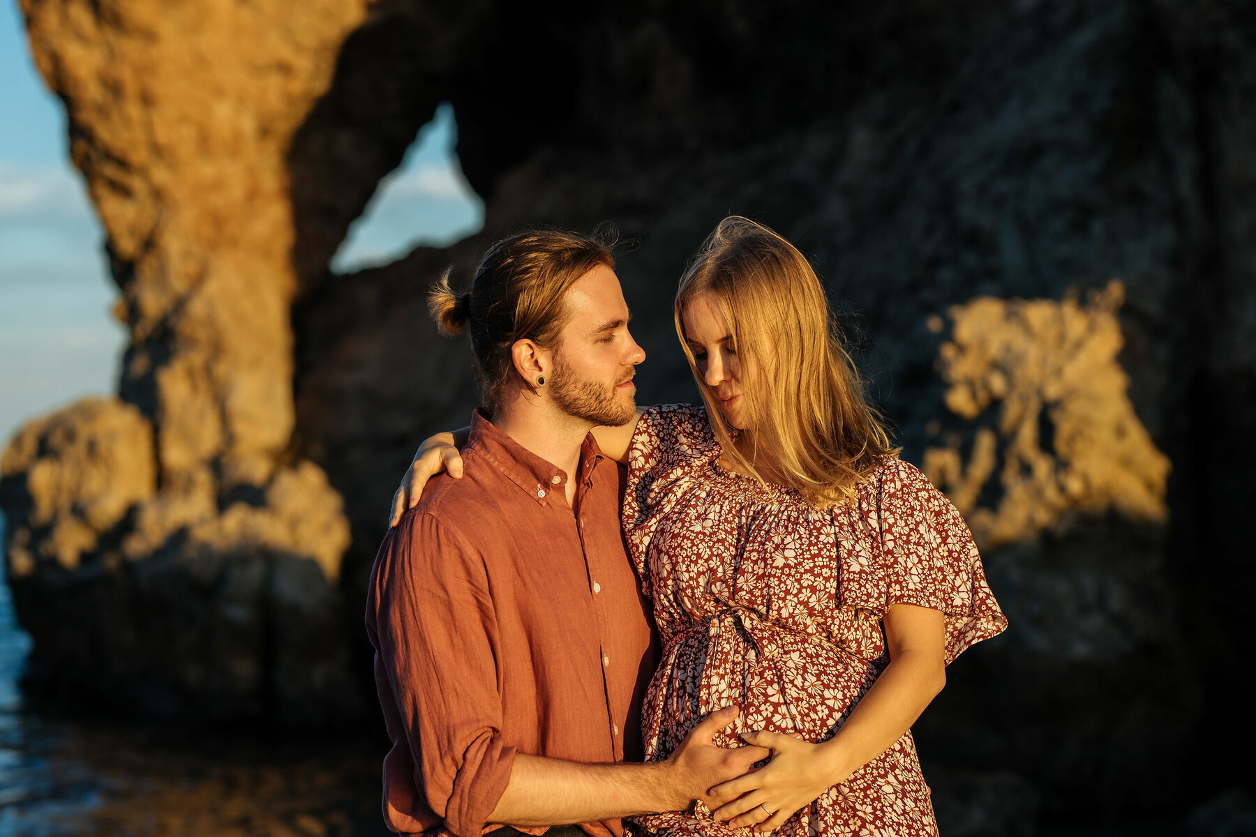 Sesión de fotos en la playa en Málaga