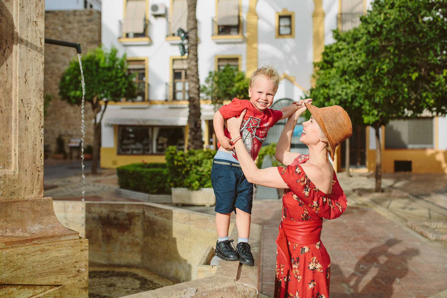 Family photo shoot in Marbella