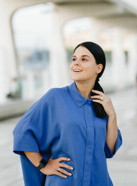 Portrait photo set in the Port of Malaga