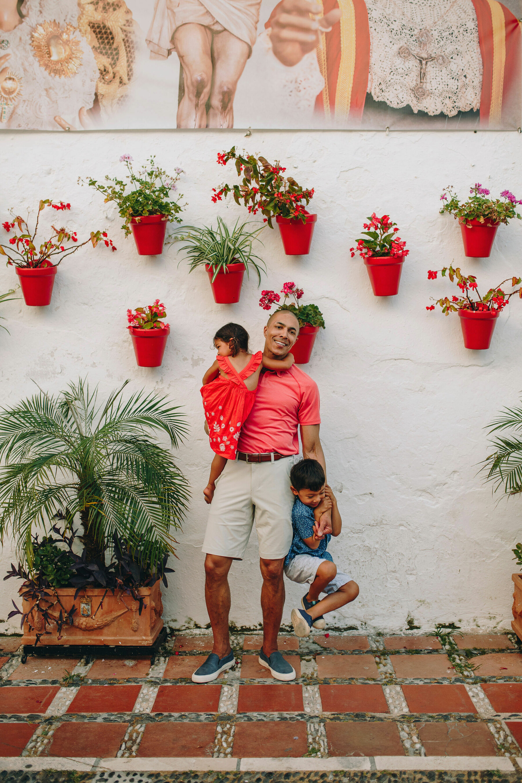 Family photo set in Marbella