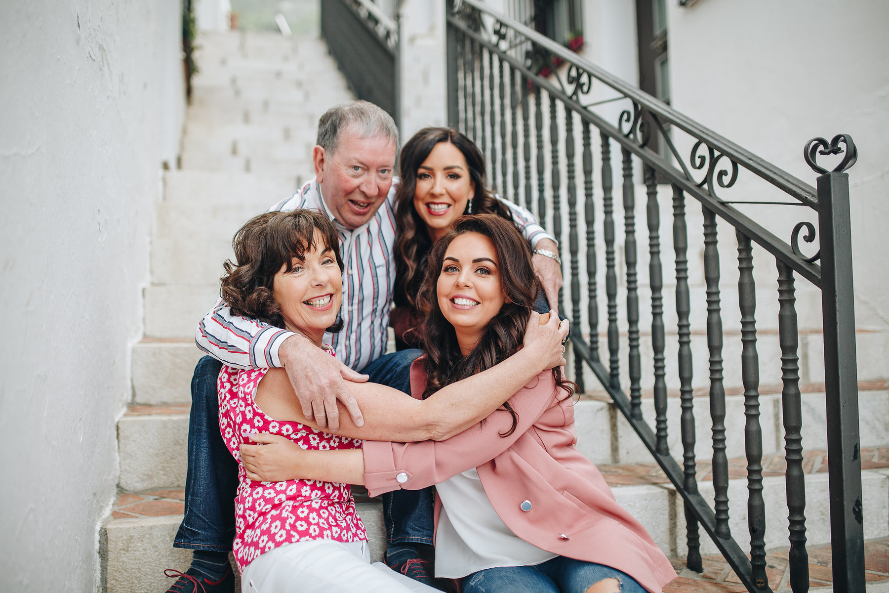 Family photo session in Mijas Pueblo