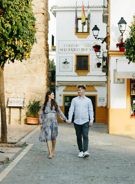 Couple photo set in Marbella