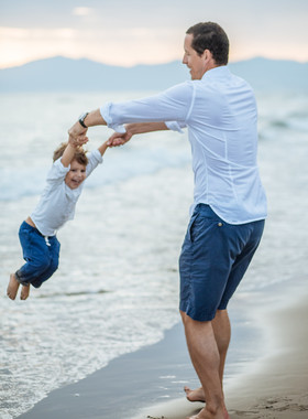 Семейная закатная фотосессия в Марбелье