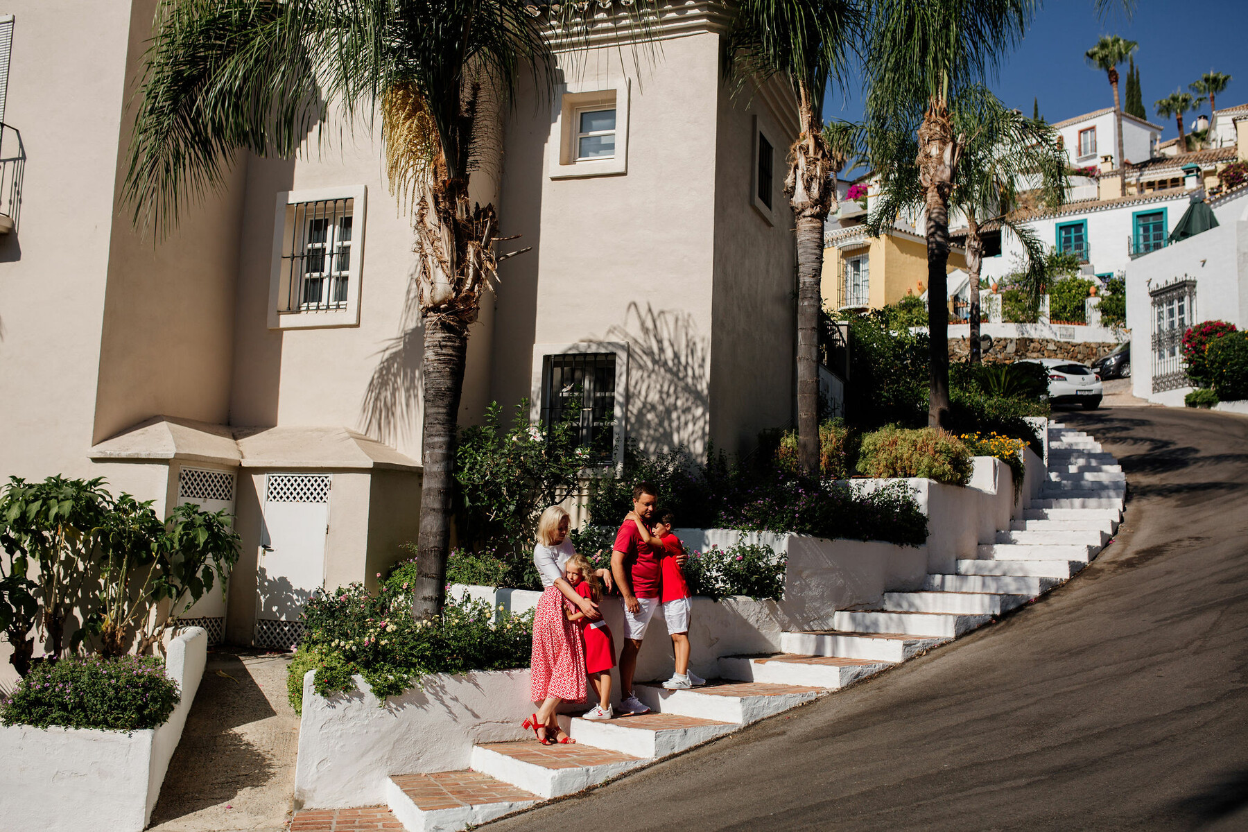 Family photo shoot in Benahavís