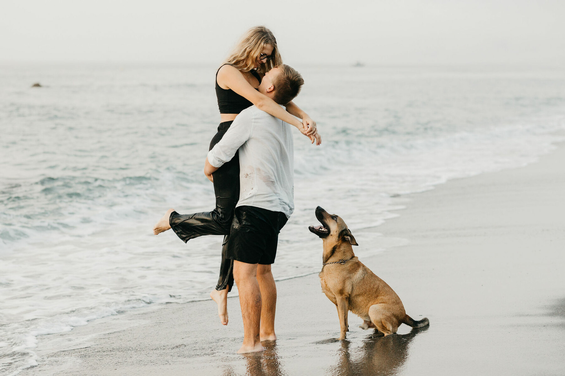 Sesión de fotos con perro en Manilva