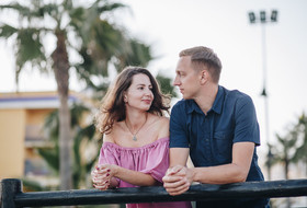 Sesión preboda en la playa de Torremolinos 