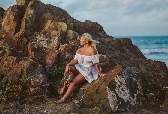 Sesión de fotos de amigas en Mijas Costa