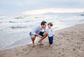 Семейная закатная фотосессия в Марбелье