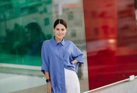 Portrait photo set in the Port of Malaga