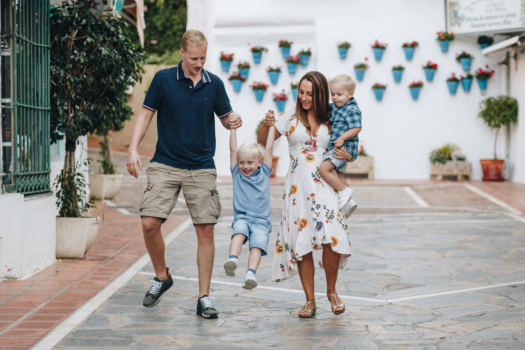 Family photography in the Center of Marbella