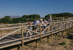 Family photo shoot in bohemian style in Marbella