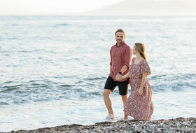 Photo set on the beach in Malaga