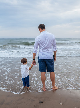 Семейная закатная фотосессия в Марбелье