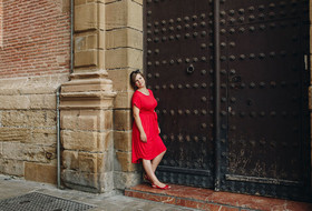 Family photo set in Málaga