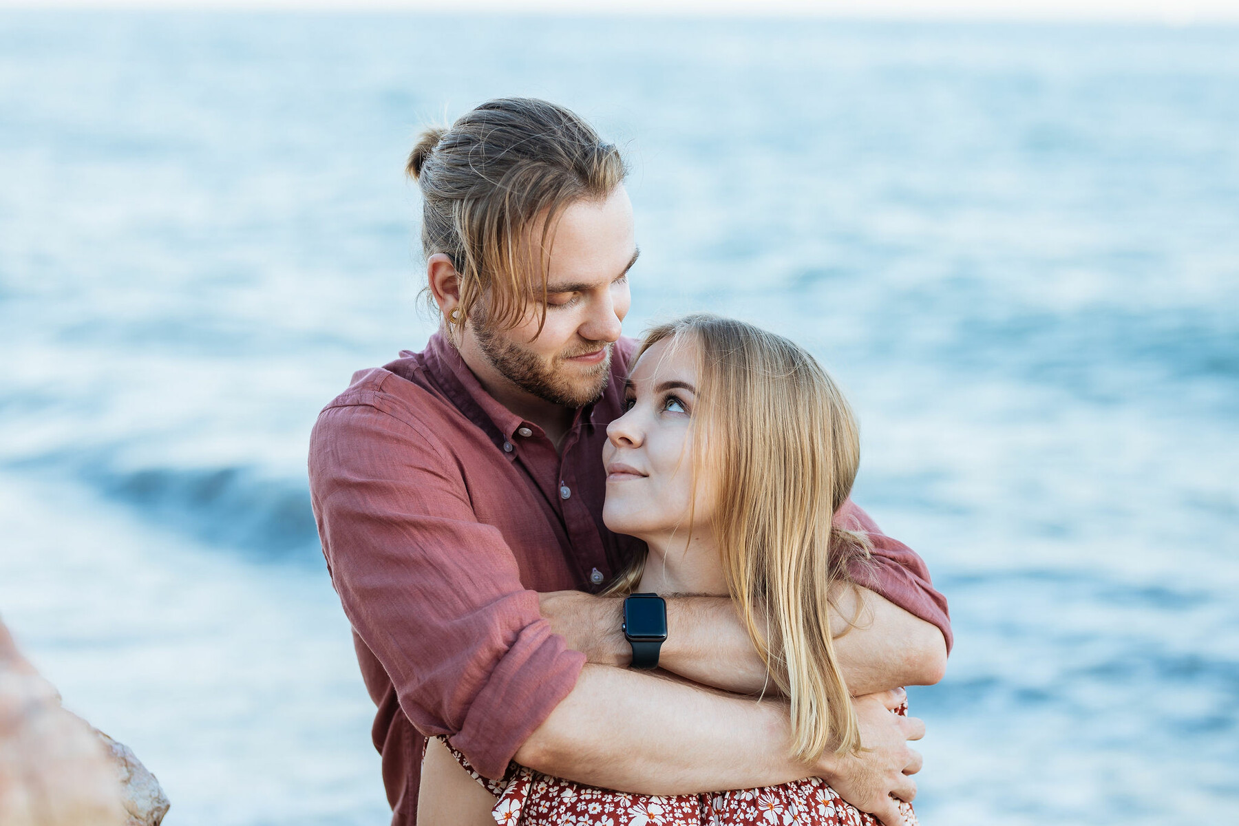 Photo set on the beach in Malaga