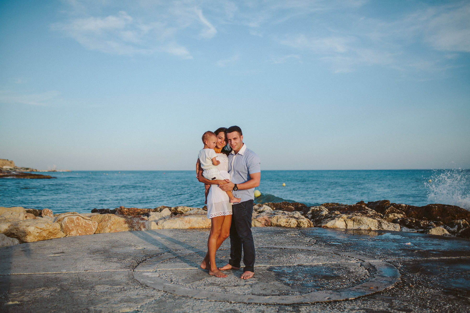 Sesión de fotos de familia en El Palo, Málaga