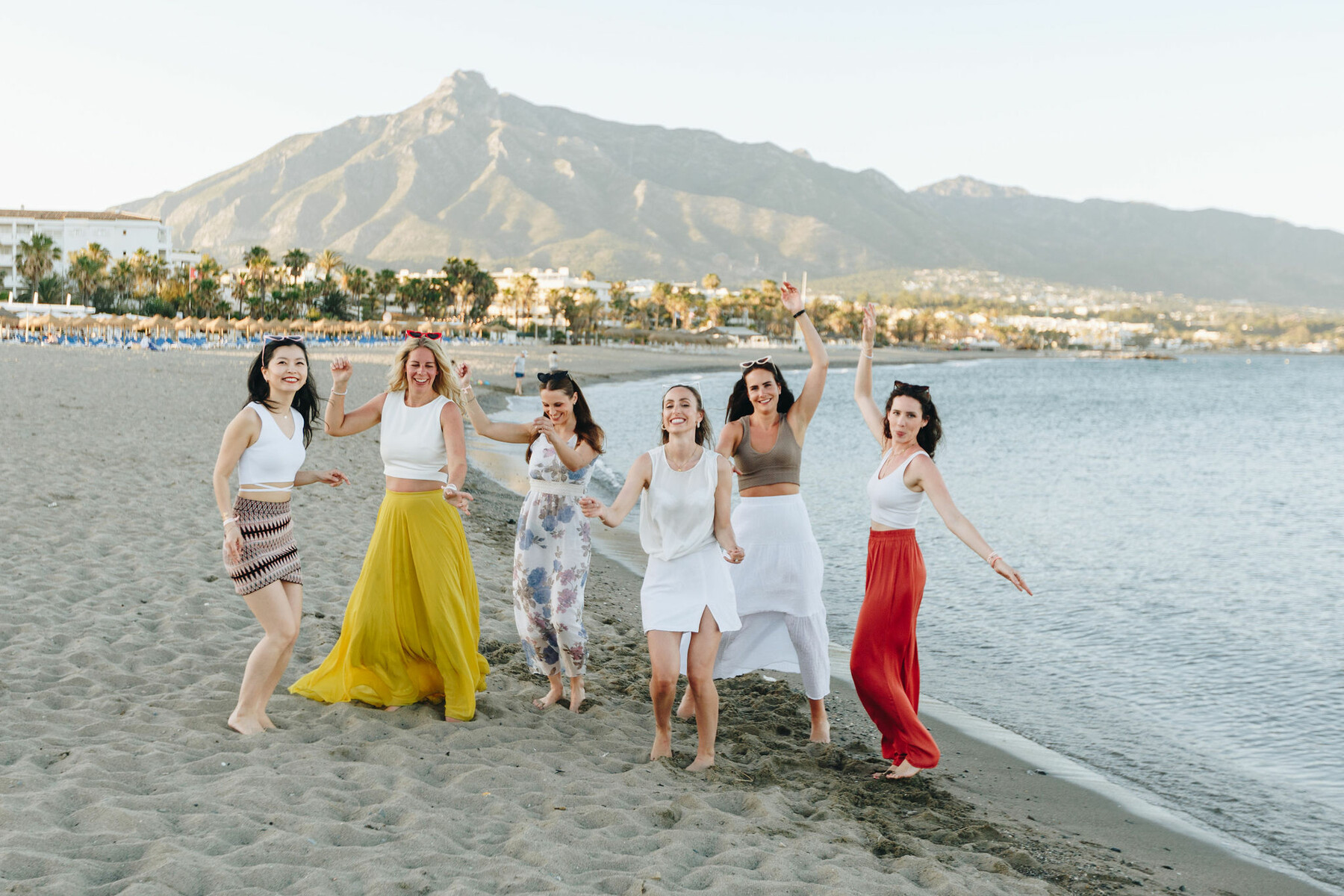 Photoset on bachelorette party in Puerto Banus, Marbella