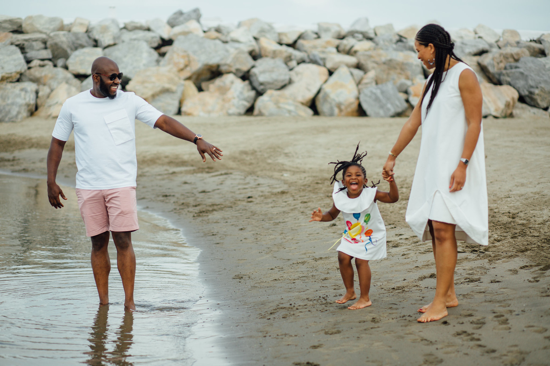 Sesión de fotos de familia en el Puerto Banús, Marbella