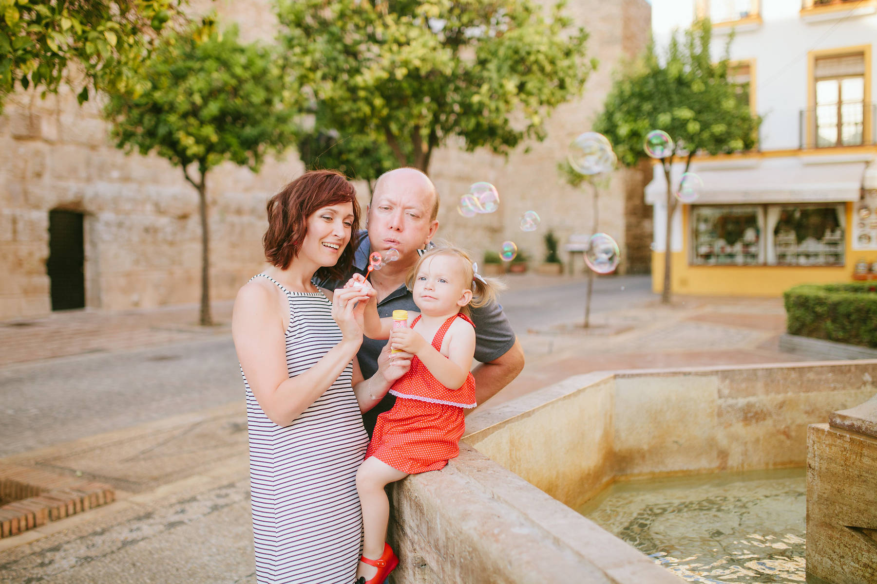 Photo session in the Old Town of Marbella