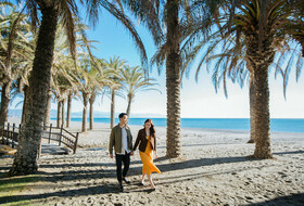 Couple photo set in Malaga