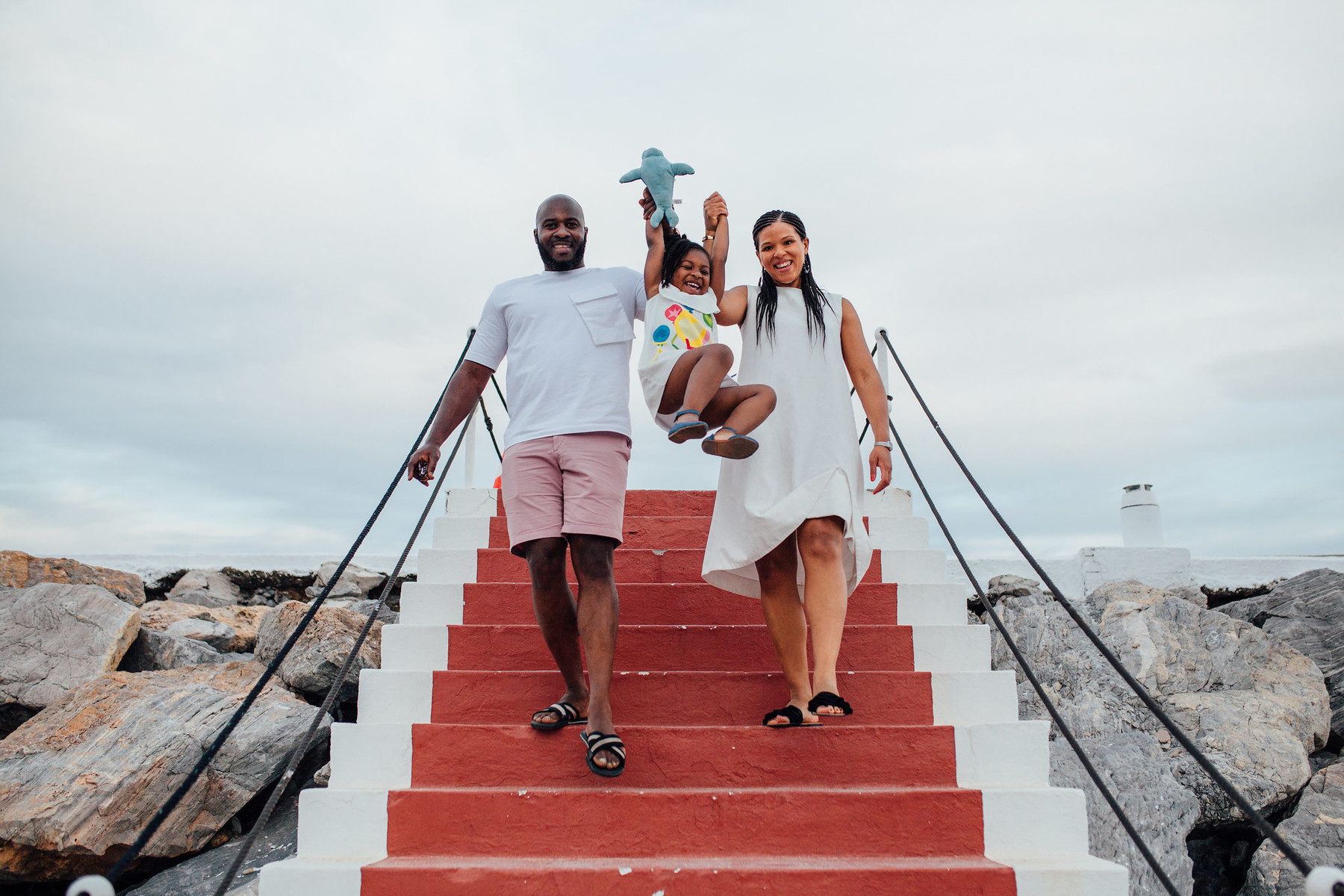 Family photo shooting in the Port Banus in Marbella