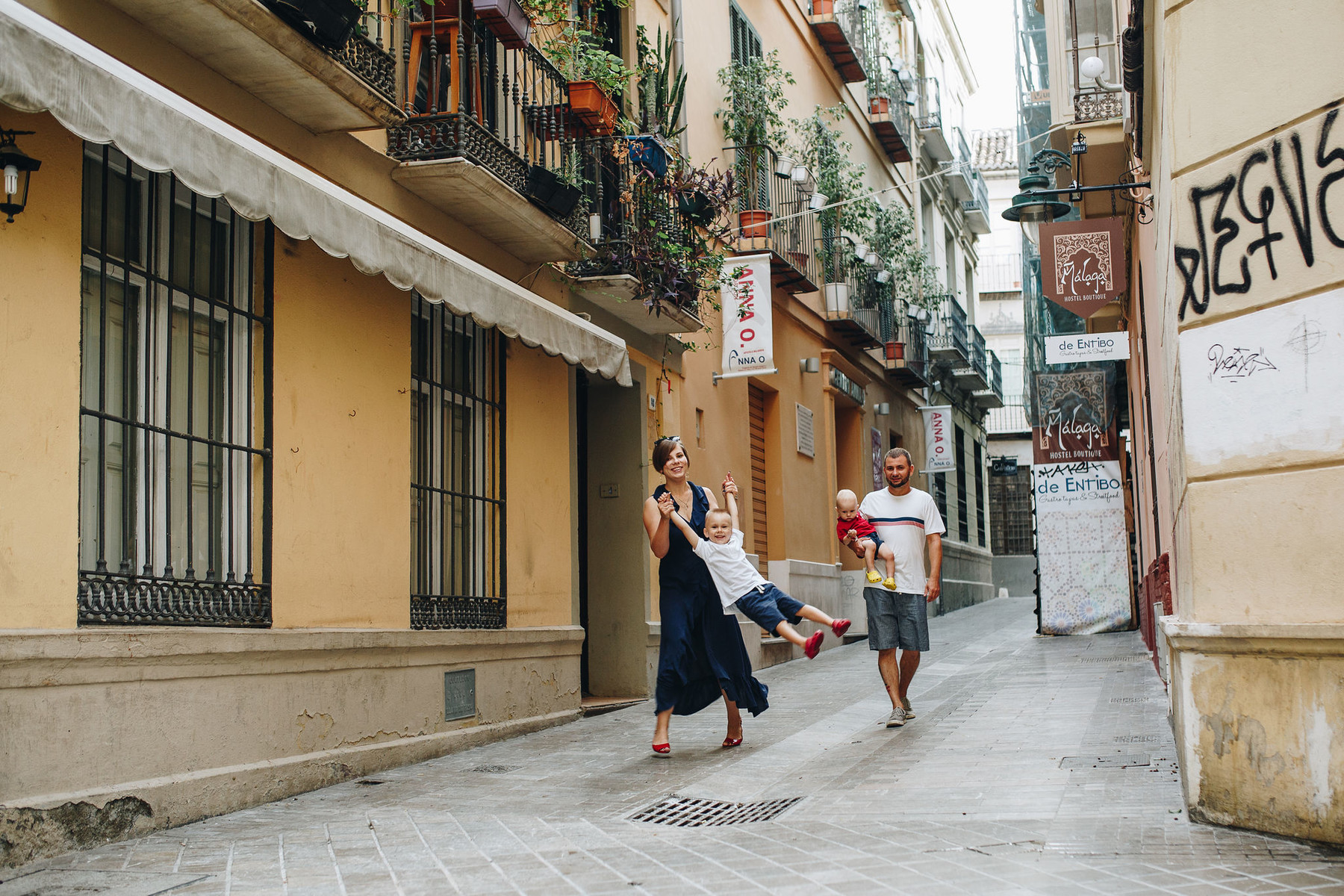 Sesión fotográfica de familia en Málaga 