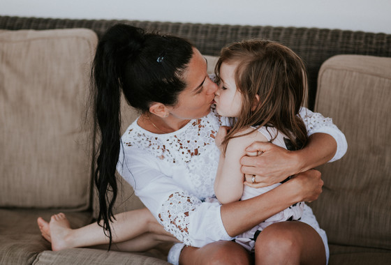 Un día de vacaciones de una familia en España