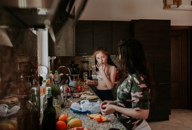 Un día de vacaciones de una familia en España